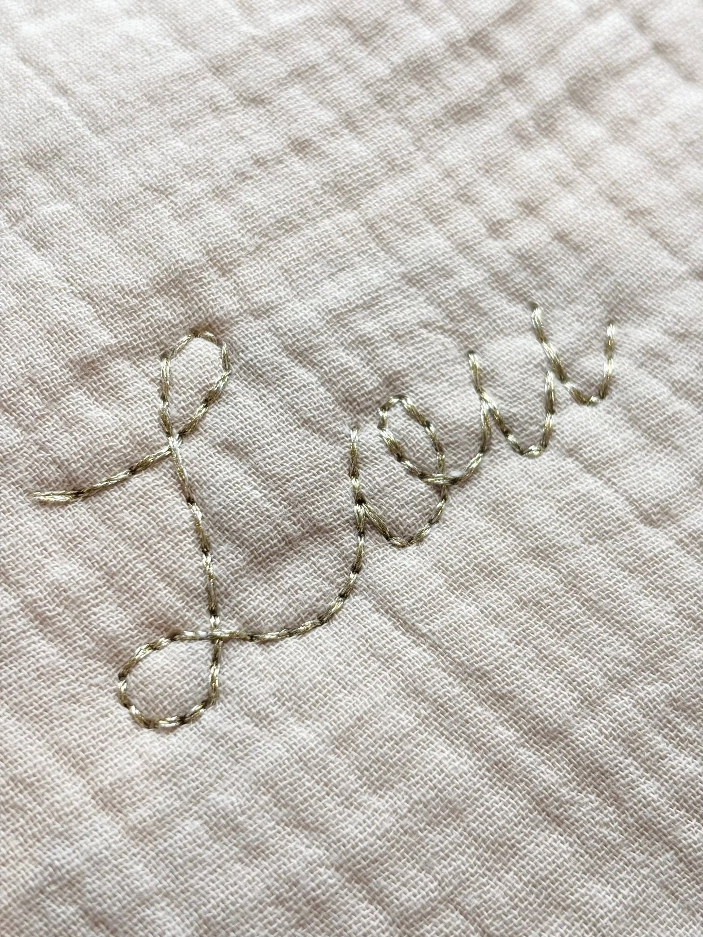 Bavoir Beige La petite mésange