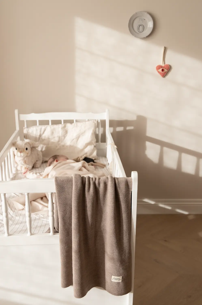 Couverture Laine de Mérinos Noisette La petite mésange