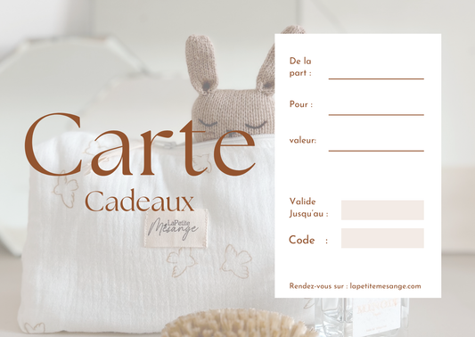 Carte Cadeaux La Petite Mésange