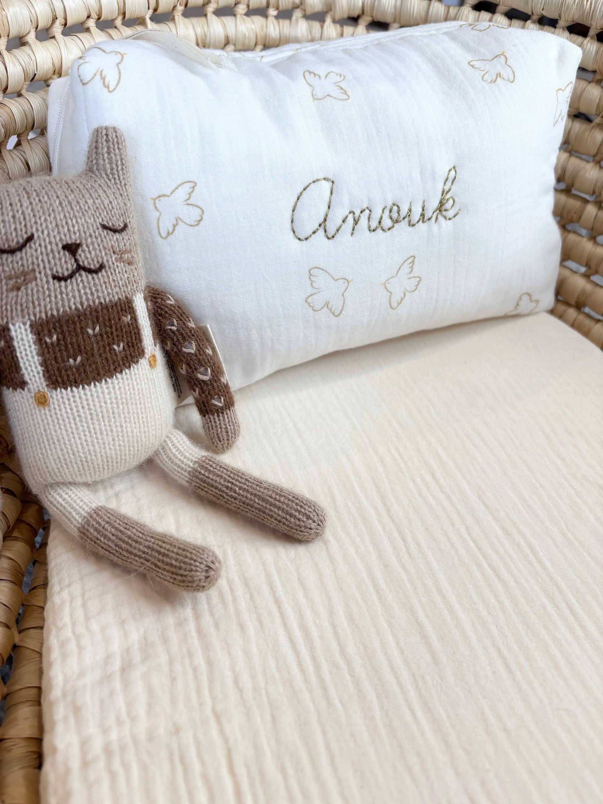 Trousse de toilette Colombe La petite mésange