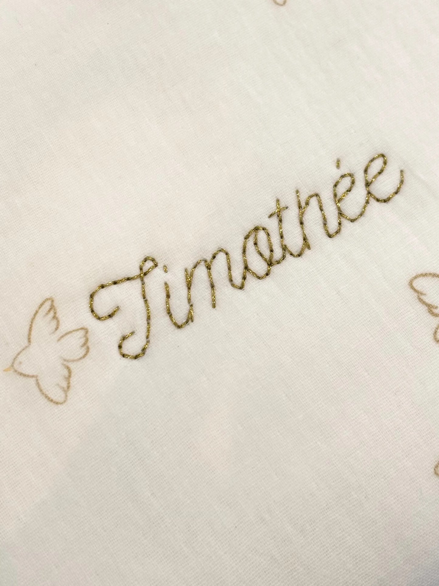 Poncho de bain Colombe La petite mésange