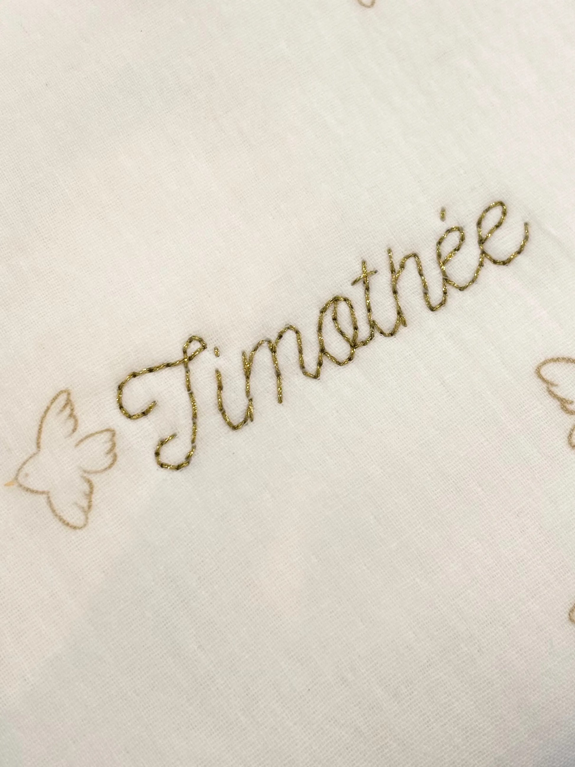 Poncho de bain Colombe La petite mésange