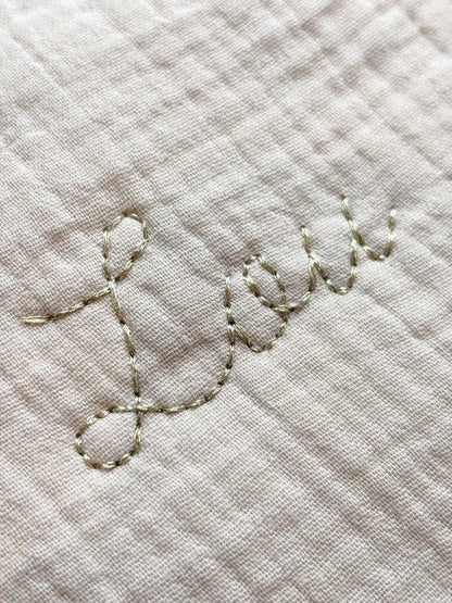 Bavoir Beige