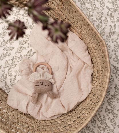 Wild Hand Sand Rabbit Teething Ring