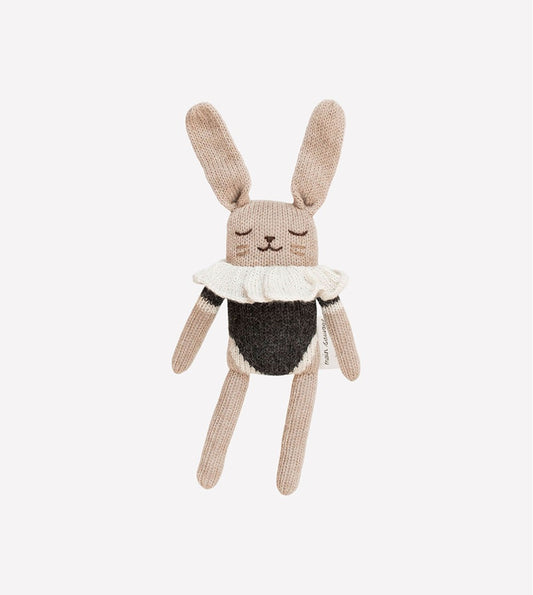 Main Sauvage Doudou lapin maillot noir