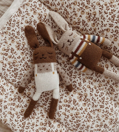 Wild Hand Doudou Rabbit overalls ecru