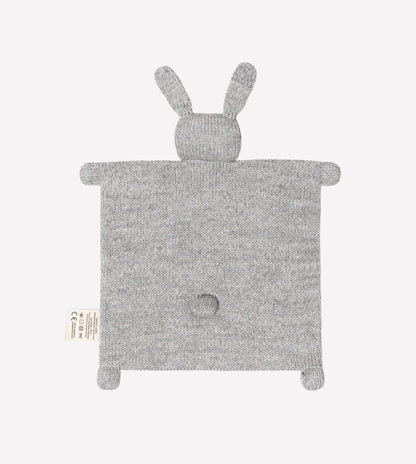 Main Sauvage Doudou plat tricoté gris