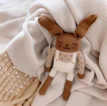 Couverture Laine de Mérinos Beige La petite mésange